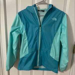 Kids north face rain jacket